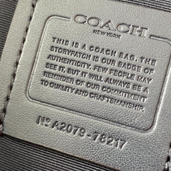 Coach Central Shopper Leather Tote - Picture 6 of 7